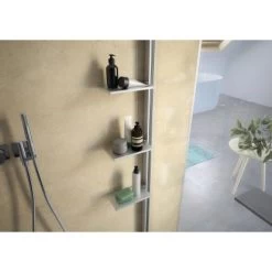 Hüppe Seitenwand Design Pure Alleinst. BxH 100 X 200 Cm Quer 6 Mm Silber Matt 8 -Badezimmergeschäft 774331 2438 HPDE6Select 8