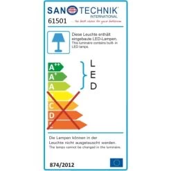 Sanotechnik LED-Leuchte Nora EEK: A-A++ -Badezimmergeschäft 776364 4633 EEK