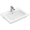 Villeroy & Boch Waschbecken Venticello 60 Cm Alpinweiß Mit Hahnloch Und Überlauf -Badezimmergeschäft 777184 1709 VB41246001