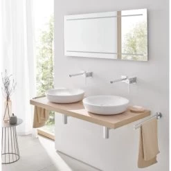 Grohe Aufsatzwaschbecken Essence 60 Cm Alpinweiß Hahnloch Überlauf PureGuard 6 Grohe Aufsatzwaschbecken Essence 60 Cm Alpinweiß Hahnloch Überlauf PureGuard -Badezimmergeschäft 779016 4520 2