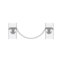 Schulte Dichtprofil Senkrecht Für Gerahmte Badewannenfaltwand Weiß 130 Cm -Badezimmergeschäft 797 Schulte Dichtung D2907 1