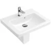 Villeroy & Boch Handwaschbecken Subway 2.0 45 Cm Star White Mit Hahnloch -Badezimmergeschäft 7 4123 vbb d 731550 522200
