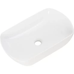 Fackelmann Aufsatzbecken Oval 50 Cm Weiß