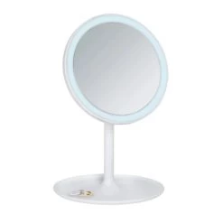 Wenko LED Kosmetik-Standspiegel Turro 16.5 X 16.5 Cm ø 18 Cm Kunststoff Weiß 13 Wenko LED Kosmetik-Standspiegel Turro 16.5 X 16.5 Cm ø 18 Cm Kunststoff Weiß -Badezimmergeschäft 80379 sb freisteller de 06