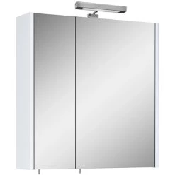 Spiegelschrank 60 Cm Cheese Weiß Mit LED-Lampe