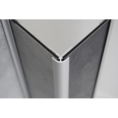 Hüppe Wandverkleidung EasyStyle BxH: 150 Cm X 255 Cm Peafowl Grau 6 Hüppe Wandverkleidung EasyStyle BxH: 150 Cm X 255 Cm Peafowl Grau – Bild 4