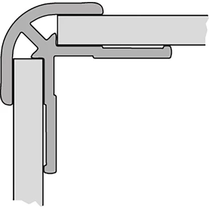 Hüppe Wandverkleidung EasyStyle BxH: 150 Cm X 255 Cm Peafowl Grau 8 Hüppe Wandverkleidung EasyStyle BxH: 150 Cm X 255 Cm Peafowl Grau – Bild 6