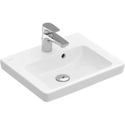 Villeroy & Boch Handwaschbecken Subway 2.0 Alpinweiß 45 Cm Mit Hahnloch -Badezimmergeschäft 83218 4051202578435 Bild01