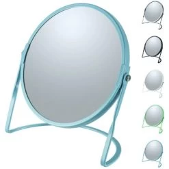 Spirella Kosmetikspiegel Akira Matt-Blau -Badezimmergeschäft 850 OBI Standspiegel 2.jpg