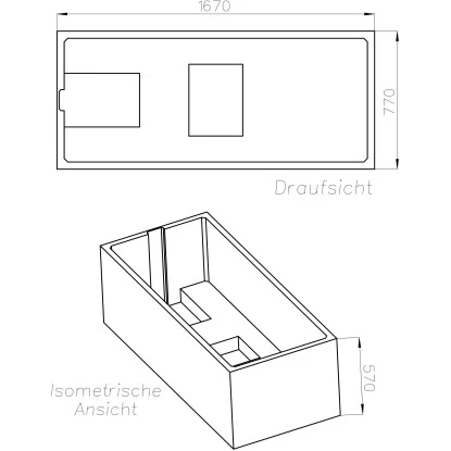 Ottofond Wannenträger Jamaica 170 Cm X 80 Cm 4 Ottofond Wannenträger Jamaica 170 Cm X 80 Cm – Bild 2