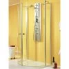 Schulte Garant Halbkreis-Dusche 96 Cm X 82 Cm Echtglas -Badezimmergeschäft 866920 4081 1