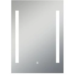 DSK Design Lichtspiegel Silver Beam 50 Cm X 70 Cm, Mit Bewegungsmelder