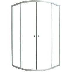 Sanotechnik Rundduschen-Set Mit Hoher Brausetasse 190 Cm X 90 Cm X 90 Cm Weiß -Badezimmergeschäft 9002827922252 2080 S 03