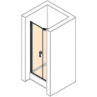 Hüppe Schwingtür Design Pure Mit Nebenteil In Nische BxH: 140 X 190 Cm Silber HG 5 Hüppe Schwingtür Design Pure Mit Nebenteil In Nische BxH: 140 X 190 Cm Silber HG – Bild 3