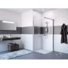 Hüppe Gleittüreckeinstieg EasyEntry 2-tlg. 1/2 BxH: 80 Cm X 200 Cm L Silber HoGl -Badezimmergeschäft 905489 2438 HPMIC250NUA 1