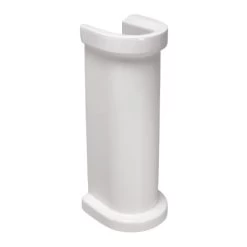 AquaSu Vintage Waschbecken Standsäule Weiß