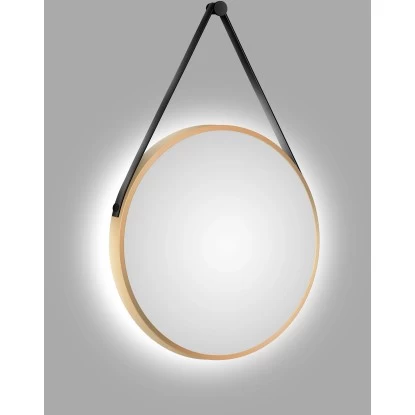 DSK Design LED-Lichtspiegel Silver Barbier Ø 50 Cm Gold Rund 4 DSK Design LED-Lichtspiegel Silver Barbier Ø 50 Cm Gold Rund – Bild 2