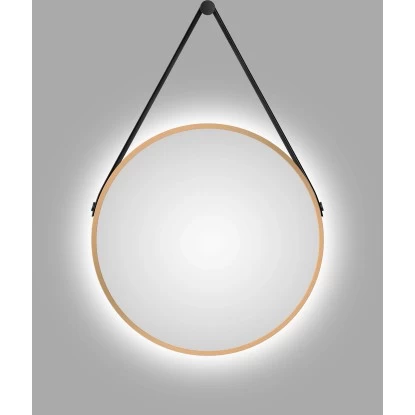 DSK Design LED-Lichtspiegel Silver Barbier Ø 50 Cm Gold Rund 5 DSK Design LED-Lichtspiegel Silver Barbier Ø 50 Cm Gold Rund – Bild 3