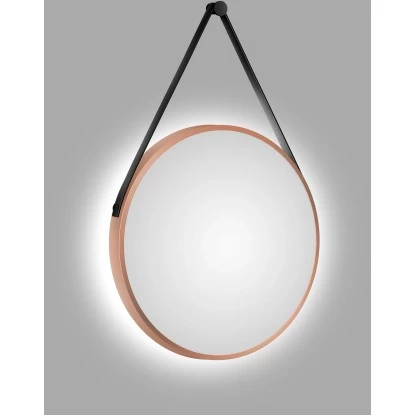 DSK Design LED-Lichtspiegel Silver Barbier Ø 50 Cm Kupfer Rund 4 DSK Design LED-Lichtspiegel Silver Barbier Ø 50 Cm Kupfer Rund – Bild 2