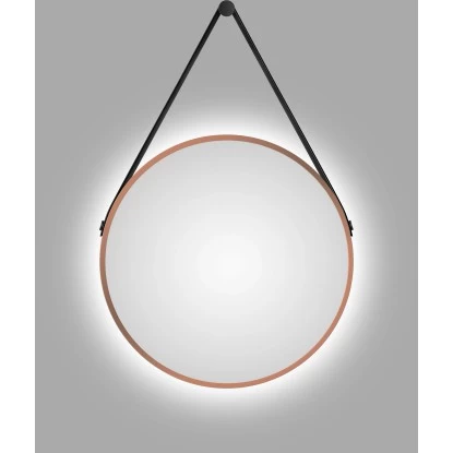 DSK Design LED-Lichtspiegel Silver Barbier Ø 50 Cm Kupfer Rund 5 DSK Design LED-Lichtspiegel Silver Barbier Ø 50 Cm Kupfer Rund – Bild 3