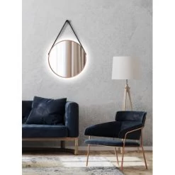 DSK Design LED-Lichtspiegel Silver Barbier Ø 50 Cm Kupfer Rund 15 DSK Design LED-Lichtspiegel Silver Barbier Ø 50 Cm Kupfer Rund -Badezimmergeschäft 931347 2963 5