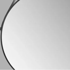 DSK Design Wandspiegel Silver Coiffeur Ø 80 Cm Schwarz Matt Rund -Badezimmergeschäft 931348 2963 6