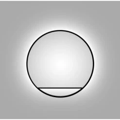 DSK Design LED-Lichtspiegel Silver Cosmos Ø 60 Cm Schwarz Matt Rund 11 DSK Design LED-Lichtspiegel Silver Cosmos Ø 60 Cm Schwarz Matt Rund -Badezimmergeschäft 931412 2963 3