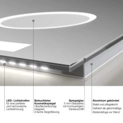 DSK Design LED-Lichtspiegel Silver Rey 140 Cm X 60 Cm 18 DSK Design LED-Lichtspiegel Silver Rey 140 Cm X 60 Cm -Badezimmergeschäft 931421 2963 8