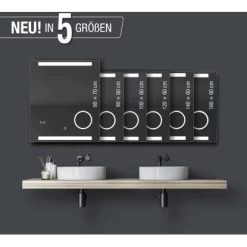 DSK Design LED-Lichtspiegel Silver Rey 140 Cm X 60 Cm 19 DSK Design LED-Lichtspiegel Silver Rey 140 Cm X 60 Cm -Badezimmergeschäft 931421 2963 9