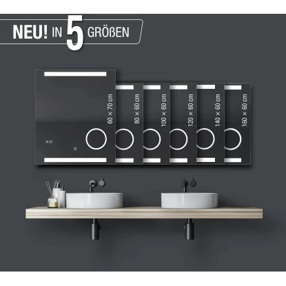 DSK Design LED-Lichtspiegel Silver Rey 140 Cm X 60 Cm 11 DSK Design LED-Lichtspiegel Silver Rey 140 Cm X 60 Cm – Bild 9