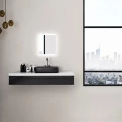 DSK Design LED-Lichtspiegel Silver Luna 40 Cm X 45 Cm 11 DSK Design LED-Lichtspiegel Silver Luna 40 Cm X 45 Cm -Badezimmergeschäft 931425 2963 3