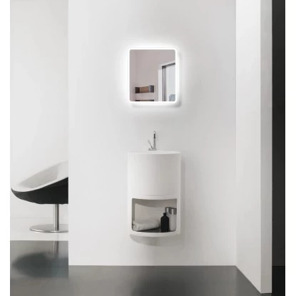 DSK Design LED-Lichtspiegel Silver Luna 40 Cm X 45 Cm 6 DSK Design LED-Lichtspiegel Silver Luna 40 Cm X 45 Cm – Bild 4