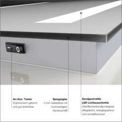 DSK Design LED-Lichtspiegel Silver Dream 140 Cm X 70 Cm -Badezimmergeschäft 931432 2963 5