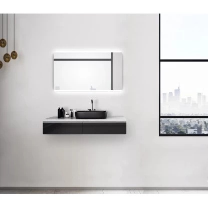 DSK Design LED-Lichtspiegel Silver Chic 120 Cm X 70 Cm 6 DSK Design LED-Lichtspiegel Silver Chic 120 Cm X 70 Cm – Bild 4