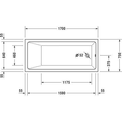 Duravit Badewanne Vero Air 170 Cm X 75 Cm 4 Duravit Badewanne Vero Air 170 Cm X 75 Cm – Bild 2