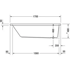 Duravit Badewanne Vero Air 170 Cm X 75 Cm 7 Duravit Badewanne Vero Air 170 Cm X 75 Cm -Badezimmergeschäft 946983 4123 700412V