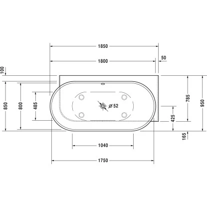 Duravit Eck-Badewanne Luv 185 Cm X 95 Cm Ecke Rechts Nahtlose Verkleidung 4 Duravit Eck-Badewanne Luv 185 Cm X 95 Cm Ecke Rechts Nahtlose Verkleidung – Bild 2