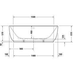 Duravit Badewanne Luv 180 Cm X 95 Cm Vorwandversion Nahtlose Verkleidung 9 Duravit Badewanne Luv 180 Cm X 95 Cm Vorwandversion Nahtlose Verkleidung -Badezimmergeschäft 947133 4123 700433V