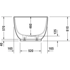 Duravit Badewanne Luv 180 Cm X 85 Cm Freistehend Mit Nahtloser Verkleidung -Badezimmergeschäft 947134 4123 700434S