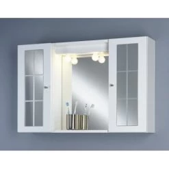 Jokey Spiegelschrank Oslo 90 SP 90 Cm X 58 Cm X 16 Cm Weiß -Badezimmergeschäft 948838 picture 1 1