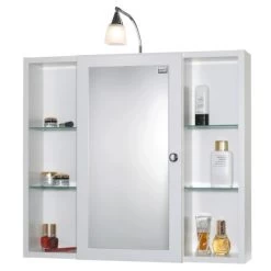 Sieper Spiegelschrank Latina 72 Cm X 78 Cm X 17 Cm Weiß