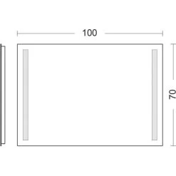 DSK Design LED-Lichtspiegel Silver Dream 100 Cm X 70 Cm 11 DSK Design LED-Lichtspiegel Silver Dream 100 Cm X 70 Cm -Badezimmergeschäft 969277 4018 6