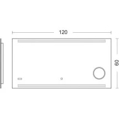 DSK Design LED-Lichtspiegel Silver Rey 120 Cm X 60 Cm 13 DSK Design LED-Lichtspiegel Silver Rey 120 Cm X 60 Cm -Badezimmergeschäft 969327 4018 7