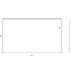 DSK Design LED-Lichtspiegel Silver Luna 120 Cm X 70 Cm 14 DSK Design LED-Lichtspiegel Silver Luna 120 Cm X 70 Cm -Badezimmergeschäft 969328 4018 7