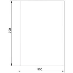 DSK Design LED-Lichtspiegel Chrystal Grenier 50 Cm X 70 Cm -Badezimmergeschäft 969407 4018 7