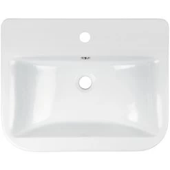 AquaSu Waschtisch Lenado 56 Cm Weiß 10 AquaSu Waschtisch Lenado 56 Cm Weiß -Badezimmergeschäft 971490 3711 4