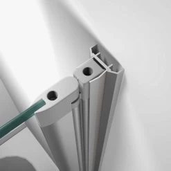 Schulte Badewannenfaltwand Komfort 1-tlg. 69,5 X 130 Cm Ohne Bohren Alu-Natur -Badezimmergeschäft 984573 2053 4