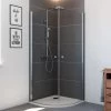 Breuer Runddusche Radius 55 Elana 6 Silber Matt Klarglas 80 X 80 Cm -Badezimmergeschäft 998017 2570 0610
