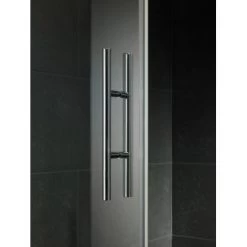 Schulte Runddusche Davita 3-teilig Echtglas Chrom -Badezimmergeschäft 998168 4081 runddusche 2