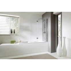 OBI Badewannenaufsatz Mit Abperl-Effekt Varro II Echtglas 140 Cm X 112 Cm -Badezimmergeschäft badewannenaufsatz varro 1